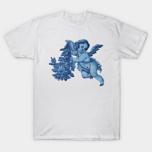 Antique Angel Holding flowers T-Shirt